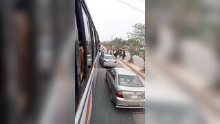 At Least She Weared A Helmet