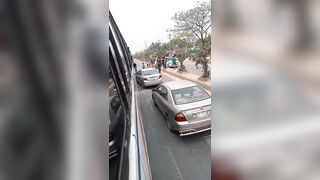 At Least She Weared A Helmet