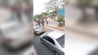At Least She Weared A Helmet
