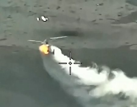 Shooting down of a RU Ka-52 helicopter and killing of the pilots