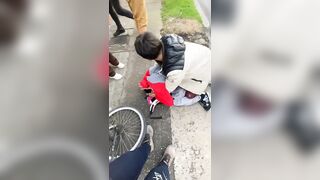 Thug Takes Multiple Kicks After Failed Robbery In Colombia