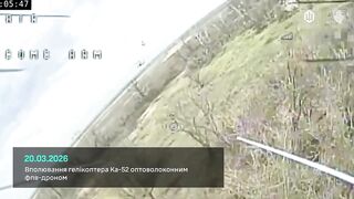 Full video of the KA-52 kill, including the crash landing and liquidation of the pilo