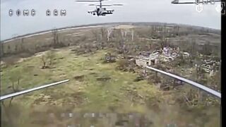 Full video of the KA-52 kill, including the crash landing and liquidation of the pilo