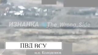 Ukrainian drone operators' position is under bombardment.