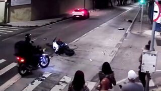 It never hurts to slow down before an intersection