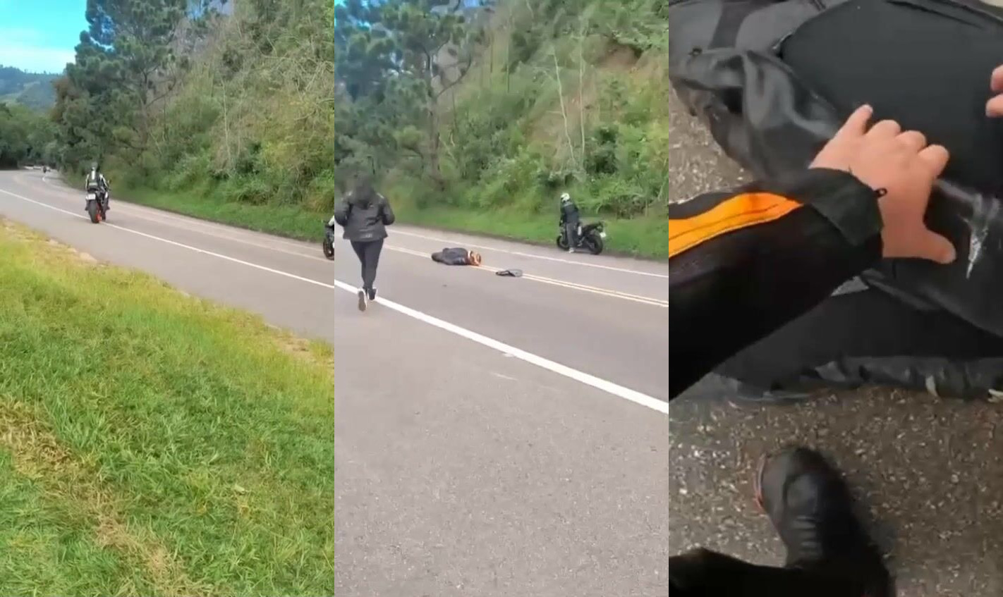 Brutal death , biker die in shocking accident