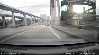 Motorcyclist Takes A Ride On The Hood Before Being Brutally Killed