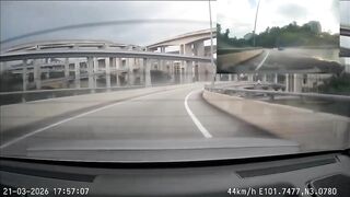 Motorcyclist Takes A Ride On The Hood Before Being Brutally Killed