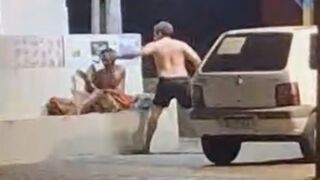Homeless Man Brutally Assaulted While Sleeping In Brazil