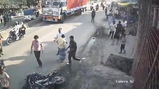 Pedestrians Get Hit By Car In India, 12 Injured