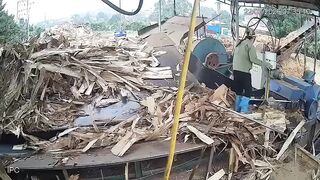 Female Worker Shredded By Wood Chipper