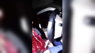 Skull Cleaved by Shotgun: Bloody Execution While Sitting Behind the Wheel
