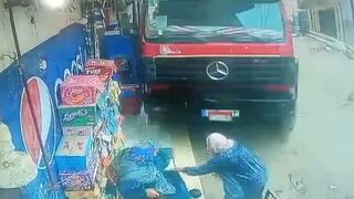 Horror: Truck Plows Into Two Grandmothers Chatting in Front of Their House