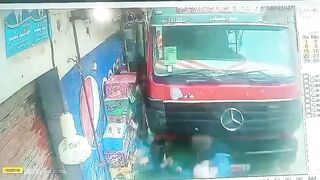 Horror: Truck Plows Into Two Grandmothers Chatting in Front of Their House