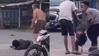 Dude Suffers A Seizure After Motorcycle Accident