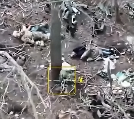 A frustrated Orc sits among the corpses of his comrades