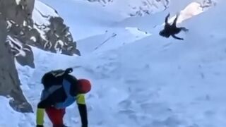 Czech Mountaineer's Horrifying Fall