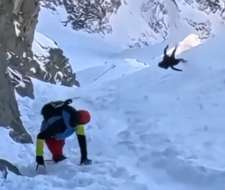 Czech Mountaineer's Horrifying Fall