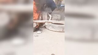 Mentally Ill Man Accused Of Double Murder Burned Alive By Mob