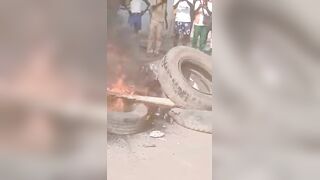 Mentally Ill Man Accused Of Double Murder Burned Alive By Mob