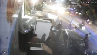 Driver Pulled From Car And Clubbed After Striking Police Motorcycle, Pedstrians