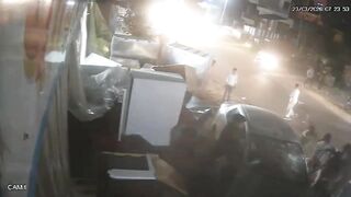 Driver Pulled From Car And Clubbed After Striking Police Motorcycle, Pedstrians