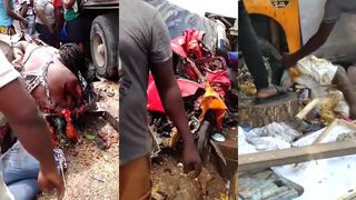 Dead and injured after a truck crashes into food vendors.