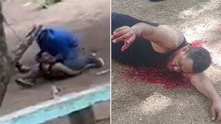 Man Shoots His Girlfriend Then Brutally Stabs and Cuts the Throat of Her Lover