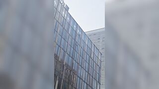 Woman Jumps From A Tall Building