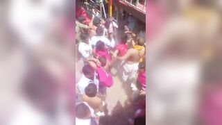 20 priests brutally assault two devotees at the historic Temple