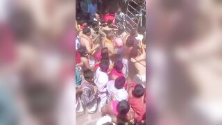 20 priests brutally assault two devotees at the historic Temple
