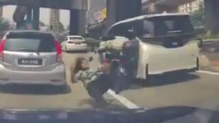 Woman Distracted By Phone Seriously Injured By Motorcycle