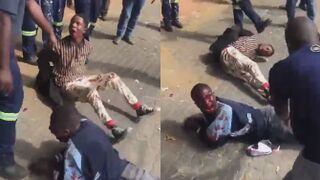 Carjackers Clubbed And Kicked By Angry Locals