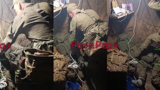 beating of a Russian soldier