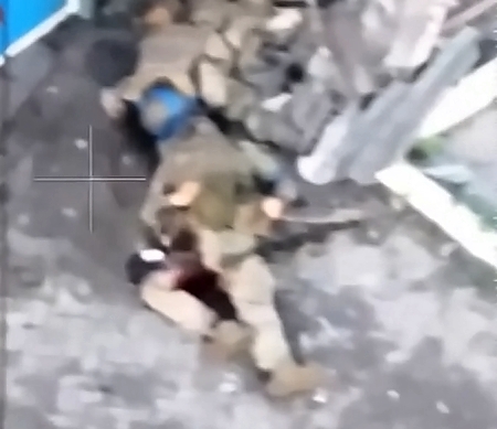 Footage from the attack in Troitskoye