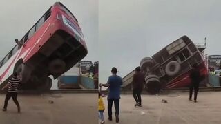 Bus Plunges into River at Daulatdia: 4 Bodies Recovered, 45 Missing