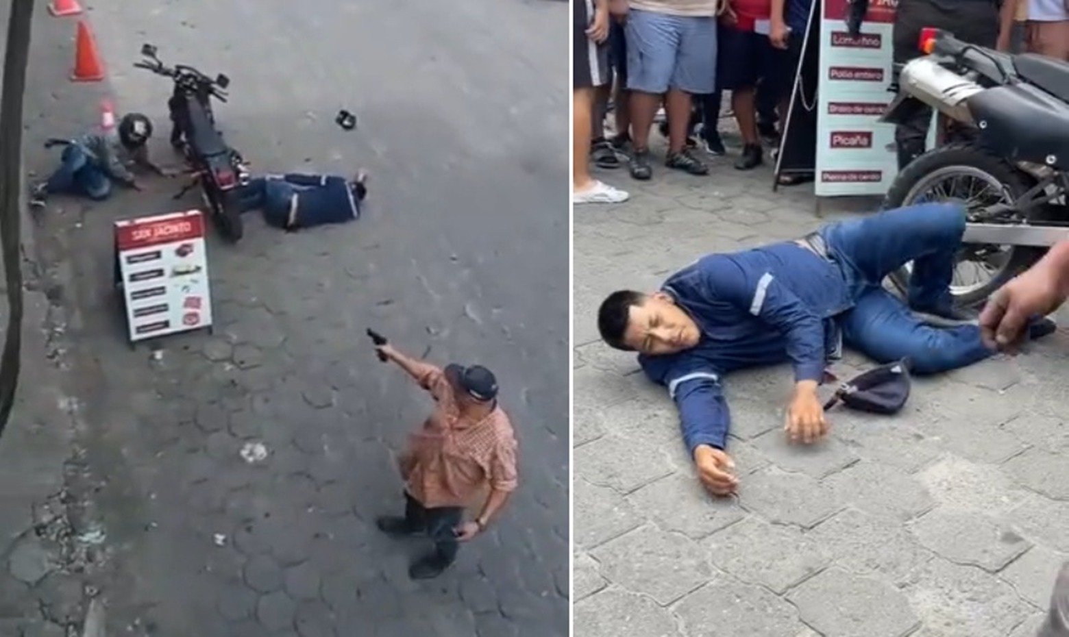 Man Shoots Thugs Who Tried To Rob Him Killing One (Action & Aftermath)