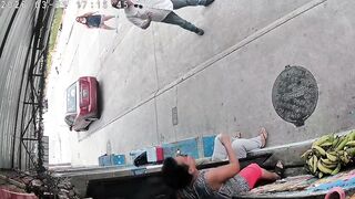 Man with Mental Issues Brutally Attacks Woman with Hammer to the Head on Sidewalk