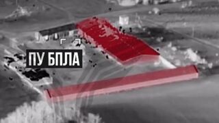 Ukrainian command center is bombed.