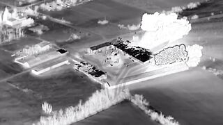 Ukrainian command center is bombed.