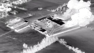 Ukrainian command center is bombed.
