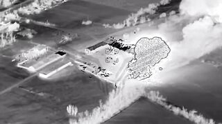 Ukrainian command center is bombed.