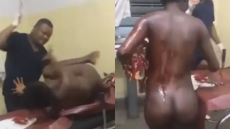 Naked Woman Assaulted At Hospital In Congo {FULL}