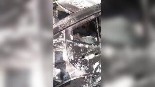 From Living to Charcoal:Gangsters Leave Three Charred Corpses Rotting in a Gutted Car