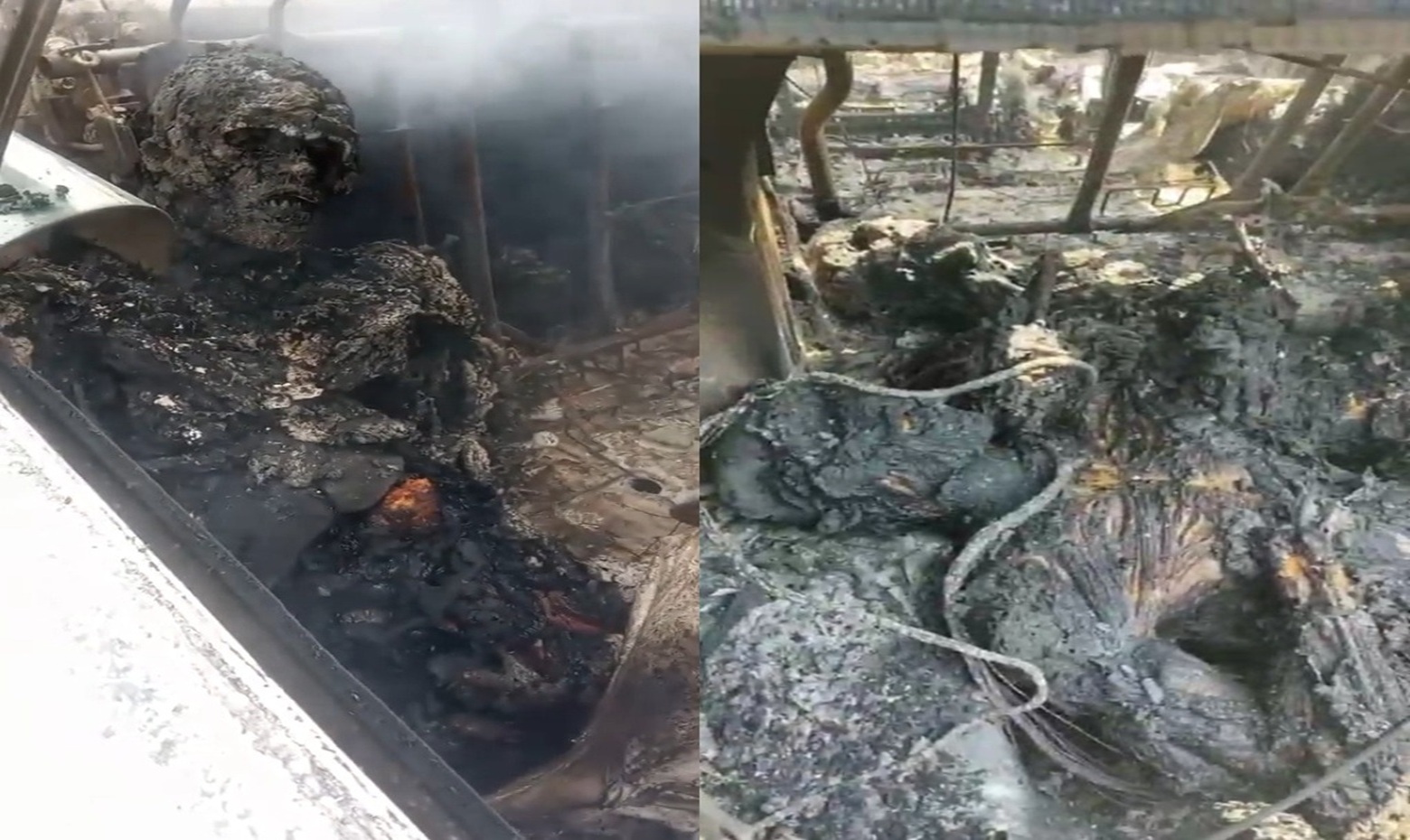 From Living to Charcoal:Gangsters Leave Three Charred Corpses Rotting in a Gutted Car
