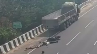 Mother And Son Crash Into A Parked Truck, Killed Instantly
