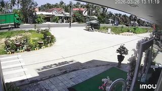Skip To 0.45 To See How A Woman Getting Killed By Tanker Truck