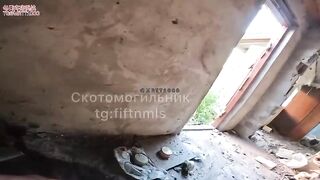 Wounded Russian soldier hospitalized in the front