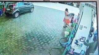Horror at Gas Station: Female Worker Brutally Run Over by Jeep in Shocking Accident