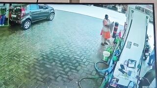 Horror at Gas Station: Female Worker Brutally Run Over by Jeep in Shocking Accident